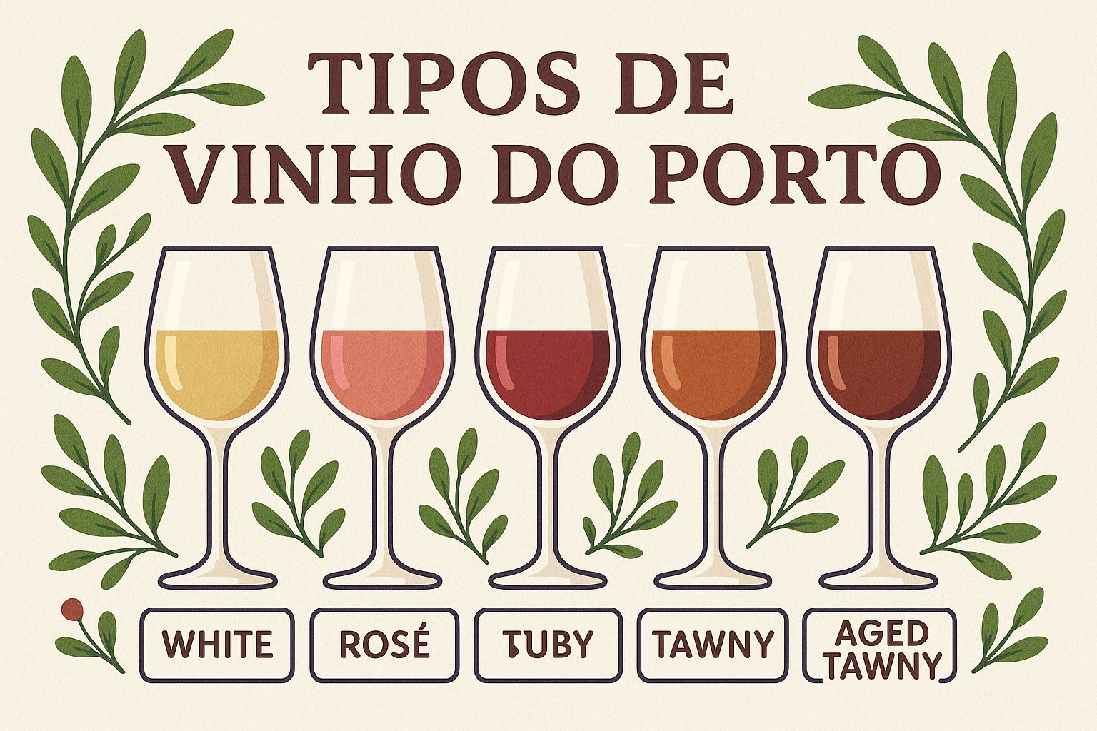 Conhece mesmo os tipos de Vinho do Porto?
