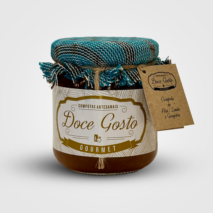 Compota de Pêra, Limão e Gengibre